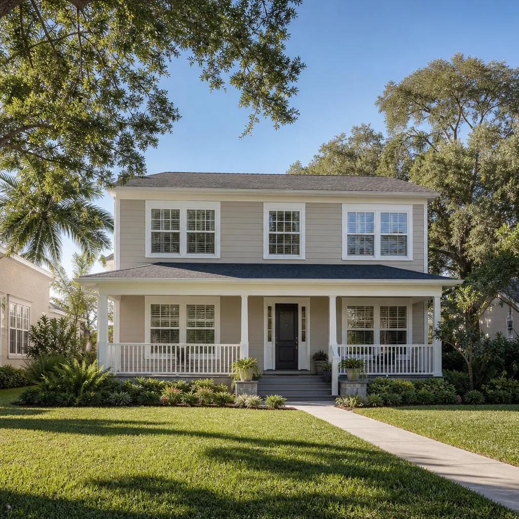 A second-story addition that matches the existing roofline